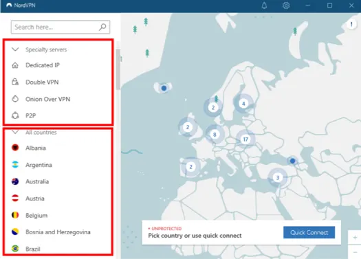 connect nordvpn