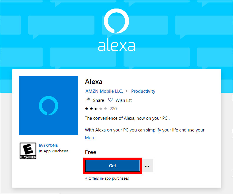 alexa app download for pc